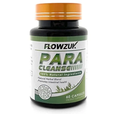 FLOWZUK PARASITENREINIGUNG Wermut, schwarze Walnuss, Nelken PARA DETOX Candida Darmgesundheit