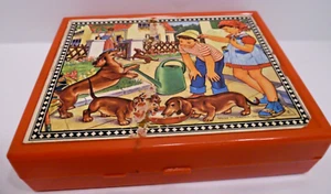 Vintage German Hermann Eichhorn Wooden Puzzle Farm Scenes - Picture 1 of 9