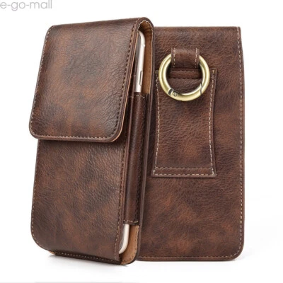 Vertical Leather Case w/ Belt-Clip Holster Pouch Cover for iPhone XS Max 7 8Plus - Image 1 of 4