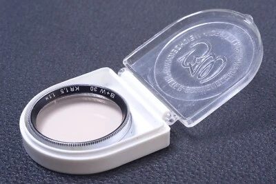 ✅ B & W SCHNEIDER SKYLIGHT KR 1.5 30MM FILTER GENUINE LENS PUSH W/ KEEPER 25-1 - Image 1 of 2
