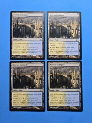 4x Azorius Guildgate Dragon's Maze 2013 Mtg Magic Card Dual Land Gate Mana 146 - Image 1 of 2