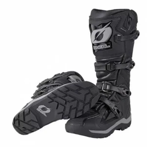 O'Neal Motocross Boots RMX Enduro Black UK9.5 EU44 MX Off Road Enduro ONeal - Picture 1 of 7