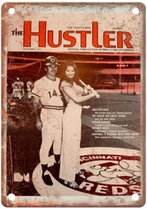 Vintage Girly Magazine Pinup 1973 Retro Look Metal Sign GM63 - Foto 1 di 2