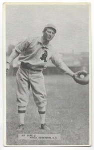 B&W JACK LAPP CATCHER PHILADELPHIA ATHLETICS ~ REIMPRESIÓN TCMA de 1974 - Imagen 1 de 1