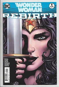 DC UNIVERSE REBIRTH WOMAN #1 (1a IMPRESIÓN) UNA SOLA TOMA Rucka 2016 AGOTADO casi nuevo - Imagen 1 de 2