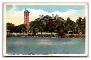 Hampton Normal School From Waterfront Hampton Virginia VA UNP WB Postcard W1