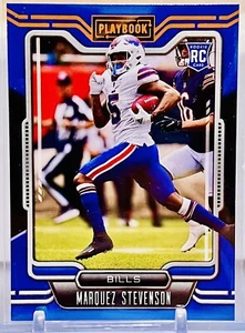 Marquez Stevenson 190 ROOKIE 2021 Panini Playbook Card Orange Foil Buffalo Bills - Picture 1 of 2