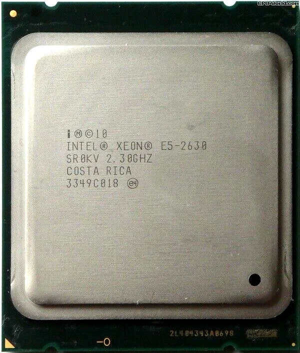Intel Xeon E5-2630 Six-Core Server CPU (15M Cache, 2.30GHz, 7.20 GT/s) - Image 1 of 1
