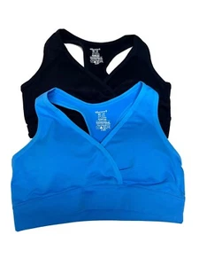 Seamless Sport BH schwarz und blau Größe Medium/Large 2er Set - Bild 1 von 5