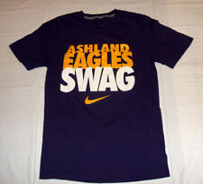 Ashland Eagles Swag NIKE Men's Small T-Shirt Purple 100% Cotton Regular Fit