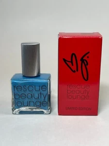 Rescue Beauty Lounge Nail Polish in Faraway | Azure Blue Shimmer New - Picture 1 of 3