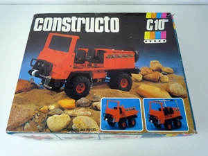 VINTAGE OSTDEUTSCH 70er-80er Jahre Constructo C10 Jeep Set 99% komplett mit Box - Bild 1 von 13