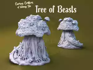 Curious Critters of Whimsy Isle. "Tree of Beasts" miniature for DnD RPG... - Bild 1 von 4