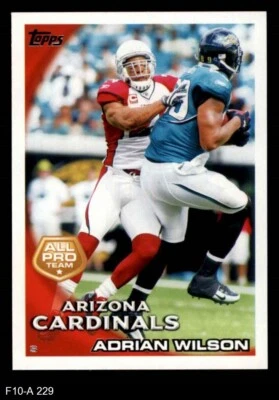 2010 Topps #229 Adrian Wilson All-Pro Cardinals-FB North Carolina St 8 - NM/MT - Image 1 of 2