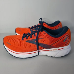 Brooks Ghost 14 Men’s Running Trainers Orange 1103691D843 - UK Size 7 Medium (D) - Picture 1 of 19