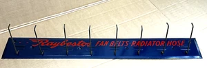 Estante de manguera de radiador cinturón de cinturón publicitario de metal Raybestos de colección - ¡Como nuevo! - Imagen 1 de 17