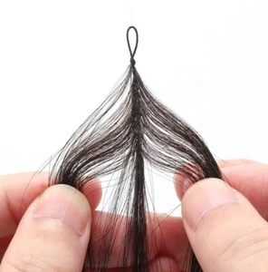 Invisible Hand Tied 6D Feathers Feathers 100% Remy Human Hair Extension 40g - Picture 1 of 20