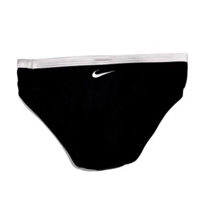 NIKE Girls Black Swoosh Swim Bottoms Trunks Sz XS (6-8yrs) - Picture 1 of 2