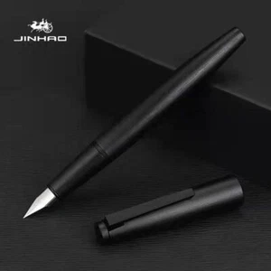 JinHao 80 Matte black 0.3mm nib Fountain Pen Stationery Office Supplies ink pen - Picture 1 of 7
