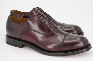 NUEVO $748 BROOKS BROTHERS POLAR DORADO 7.5 CONCHA CORDOBÉS BORGOÑA PUNTERA OXFORD - Imagen 1 de 12