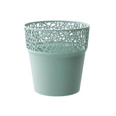 Blumentopf Übertopf Pflanztopf Spitzenoptik DEKORATIV 4 Farben 3 Größen TOP!  - Bild 1 von 4