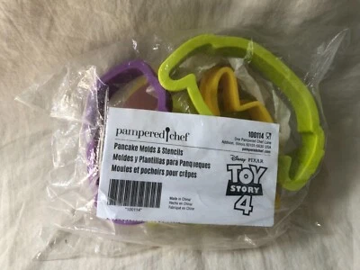 Pampered Chef Pancake Molds & Stencils Disney Pixar Toy Story 4 100114 New - Image 1 of 2