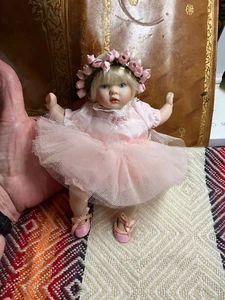 Dolls by Pauline Limited Edition Porcelain Baby Ballerina - Picture 1 of 10