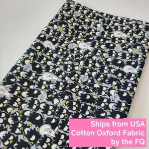 Sanrio Badtzmaru 100%Cotton Fabric (Oxford)FQ Fat Quarter Ships from CA, USA - Picture 1 of 6