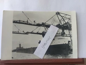 Alte Postkarte. Frachter Dampfschiff Willis L. King. Kollision 1920 - Bild 1 von 8