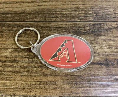Arizona Diamondbacks 2.25" Acrylic Keychain Key Fob Ring Wincraft 2014 - Image 1 of 4