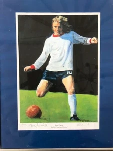 SHEFFIELD UNITED -Tony Currie SIGNED LIMITED EDITION PRINT BY ALAN DAMMS 250/500 - Picture 1 of 1