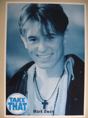 TAKE THAT,MARK OWEN ,1990's  POSTER  - Image 1 of 4