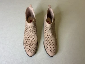 Unionbay rosa Western Damen Slipper Booties Stiefeletten Größe 8 Laser Cut Split - Bild 1 von 6