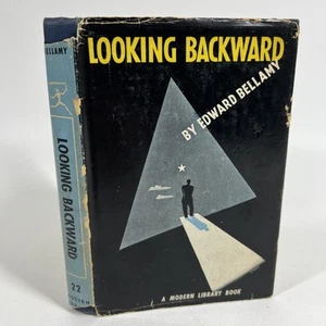 Vintage Looking Backward Book Edward Bellamy Modern Library Edition 1951 HC DJ - Imagen 1 de 13
