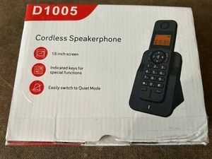 telefon bez porządkowania z podświetlanym wyświetlaczem 1,6'' identyfikator dzwoniącego i głośnikiem (nowy) - Zdjęcie 1 z 5