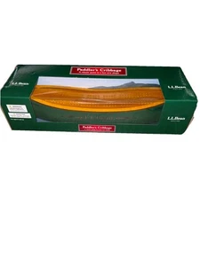 L.L. Bean Paddlers Cribbage Classic Game Board Camp Green Wooden Canoe No.273795 - Picture 1 of 3