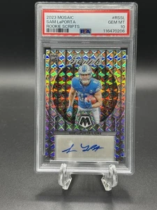 2023 Panini Mosaic- Sam LaPorta Rookie scripts auto PSA 10 RC LIONS  - Picture 1 of 2