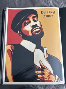 SHEPARD FAIREY BIG PROOF FOREVER SIGNED NUMBERED Obey Giant Art Print Eminem - Picture 1 of 5