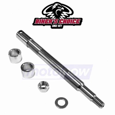 Bikers Choice Front Axle with Hardware for 2008-2009 Harley Davidson FLTR qe Foto 1 de 4