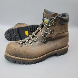 Dallape Herren Wanderschuh Größe 44 US 10,5 Made In Italy Vibram Schnürstiefel - Bild 1 von 15