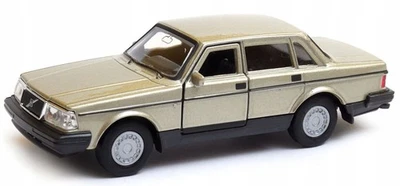 Welly Volvo 240 GL Champagne metallizzato scala 1:34 1:39 auto da 4,5... - Immagine 1 di 4
