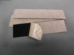 lote de 11 piezas trofeo placas de grabado latón esmaltado negro 1" x 4" - Imagen 1 de 1