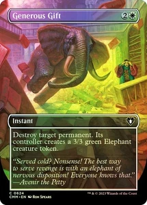 MTG - Generous Gift - Borderless Foil - Commander Masters - Magic the Gathering - Picture 1 of 1