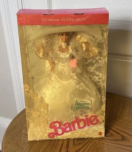 1989 WEDDING FANTASY BARBIE Doll The Ultimate Wedding Dream Vintage Mattel NEW - Picture 1 of 15