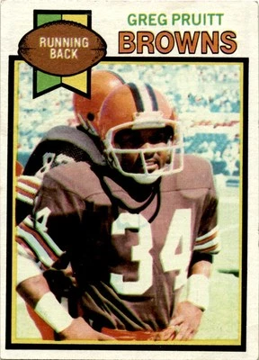 1979 Topps #455 Greg Pruitt Cleveland Browns - Image 1 of 2