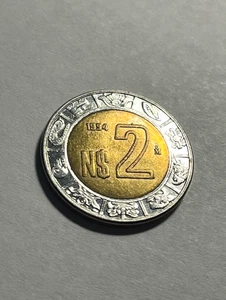 Mexiko 1994 2 Pesos/Unc #17416-2 - Bild 1 von 2