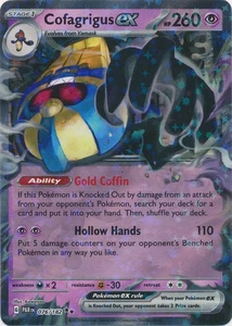 Holo Cofagrigus ex 076/182 Double Rare SV04: Paradox Rift - Picture 1 of 1