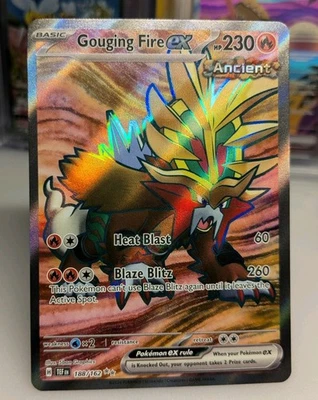 Pokémon TCG Gouging Fire EX 188/162SV05: Temporal Forces Holo Ultra Rare - Image 1 of 3