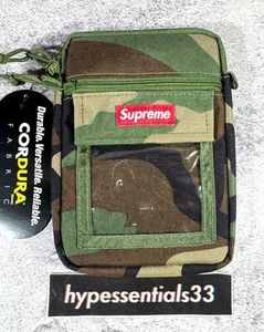 Supreme Cordura Utility Pouch Woodland Camo SS19 Box Logo NEU. IN HAND - Bild 1 von 5