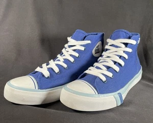 PRO Keds Royal Blue Canvas High Top Lace Sneaker Shoes Size 11 - Picture 1 of 9
